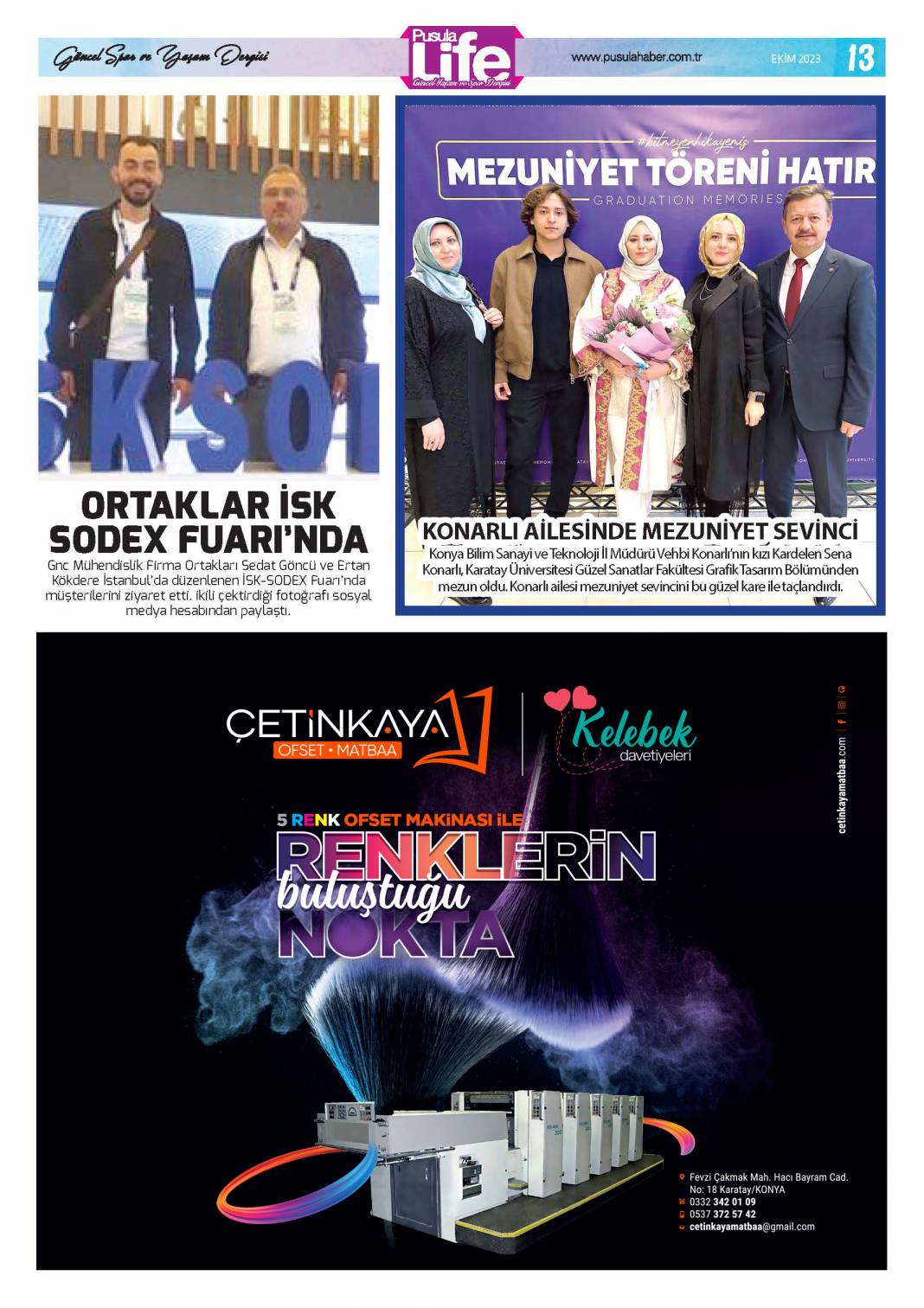 Konya'nın magazin dergisi PS Life'nin 320. sayısı yayınlandı 13